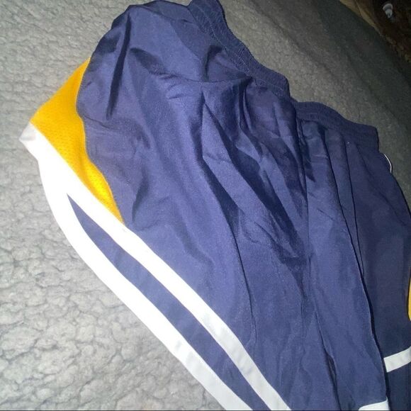 Augusta Navy & Yellow Swim/Running Shorts Sz Small - Picture 5 of 14